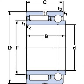 Bearing NKIB 5906 SKF