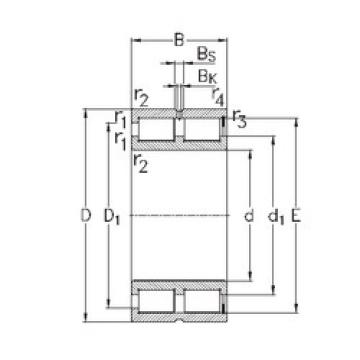 Bearing NNCF4860-V NKE