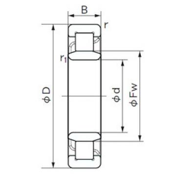 Bearing NU 204 E NACHI