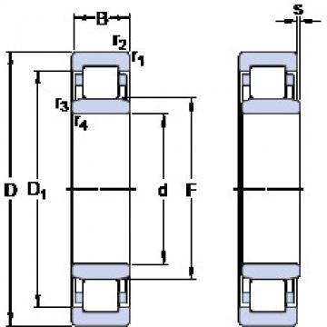 Bearing NU 1005 SKF