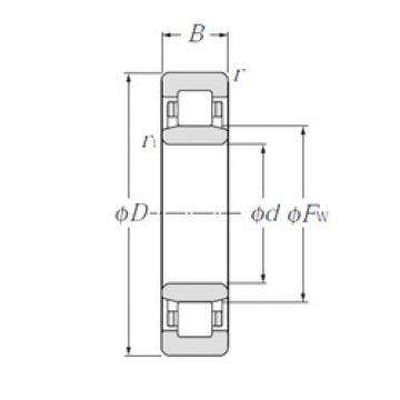 Bearing NU1007 NTN