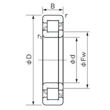 Bearing NUP 1010 NACHI