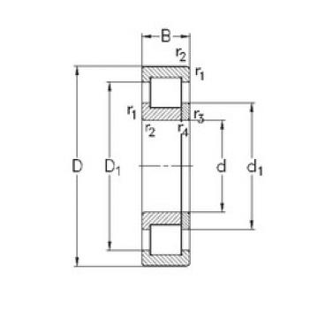 Bearing NUP2308-E-TVP3 NKE