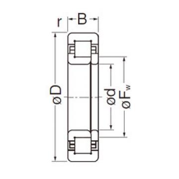 Bearing NUP211EG NACHI