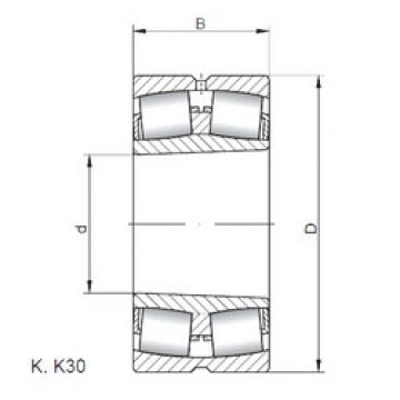 Bearing 21307 KW33 ISO