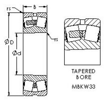 Bearing 21307MBKW33 AST