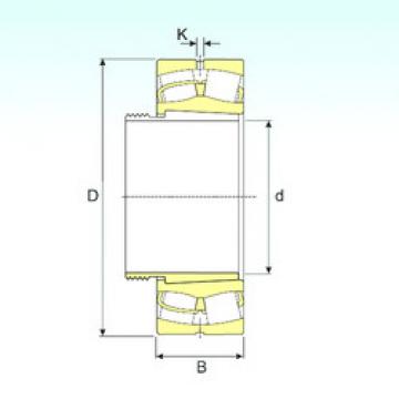 Bearing 21318 K+AHX318 ISB