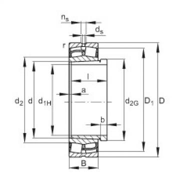 Bearing 22238-E1-K + AH2238G FAG