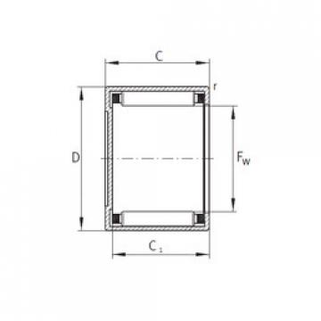 Bearing BCE107–1/2 INA