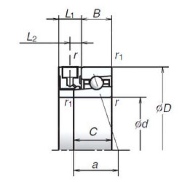 Bearing 105BER10XE NSK