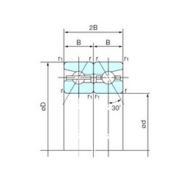 Bearing 55TAH10DB NACHI