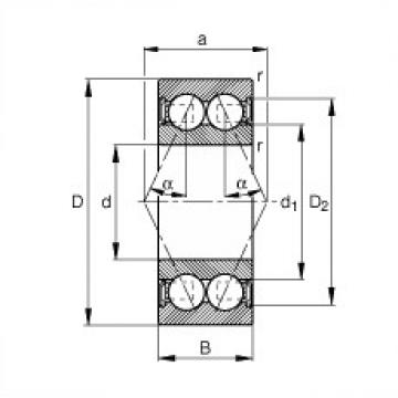 Bearing 3001-B-2RSR-TVH FAG