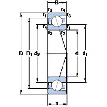 Bearing 7002 CD/P4A SKF