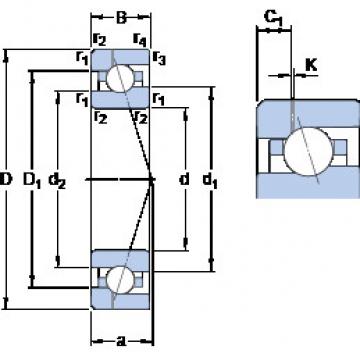 Bearing 7004 CE/P4AH1 SKF