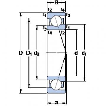 Bearing 71907 CE/HCP4A SKF