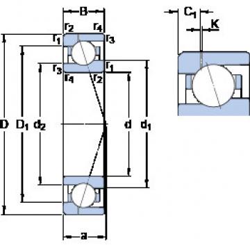 Bearing 71910 ACE/HCP4AH1 SKF