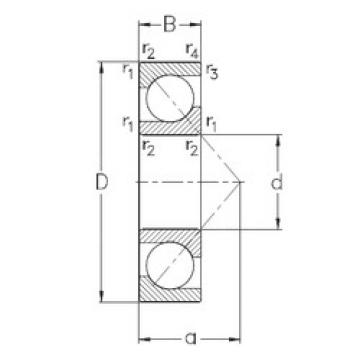 Bearing 7201-BE-TVP NKE