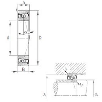 Bearing HCS7008-C-T-P4S FAG