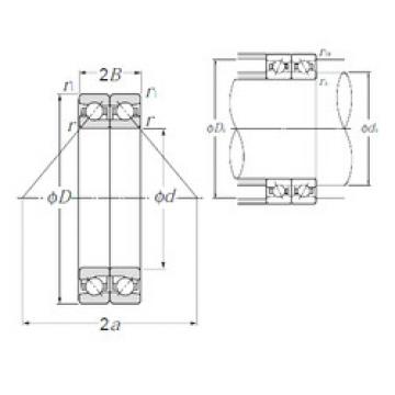 Bearing HTA040DB NTN