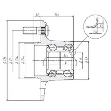 Bearing HUB038-30 NTN