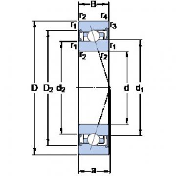 Bearing S7007 ACB/P4A SKF