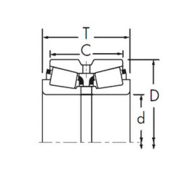 Bearing 13682/13621DC+X1S-13682 Timken