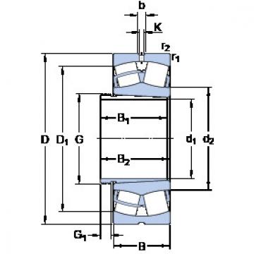 Bearing 23036 CCK/W33 + AH 3036 SKF