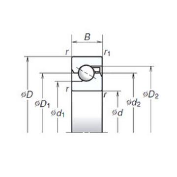 Bearing 17TAC47B NSK