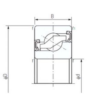 Bearing 25TAB06-2LR NACHI