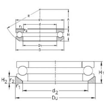 Bearing 53204+U204 NKE