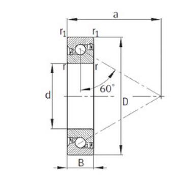 Bearing 7603020-2RS-TVP FAG