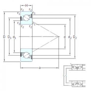 Bearing BS 217 /S 7P62U SNFA