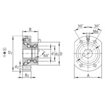 Bearing DKLFA2080-2RS INA