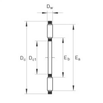 Bearing AXK3552 INA