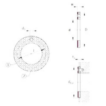 Bearing EGW22-E50 INA