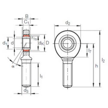 Bearing GAR 17 UK INA