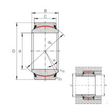 Bearing GE 160 UK-2RS INA