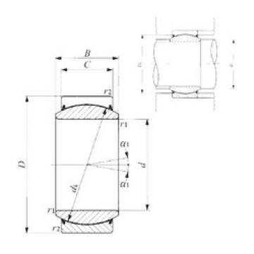 Bearing GE 40EC-2RS IKO