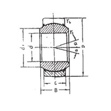 Bearing GEEM20ES-2RS FBJ