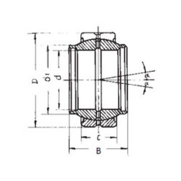 Bearing GEEW17ES-2RS FBJ