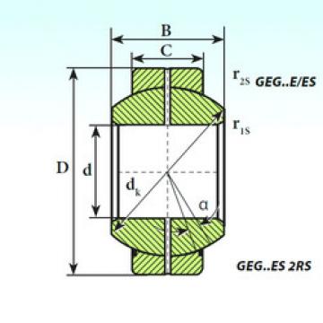 Bearing GEG 100 ES 2RS ISB