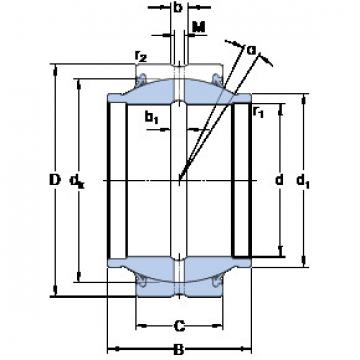 Bearing GEZM 108 ES-2RS SKF