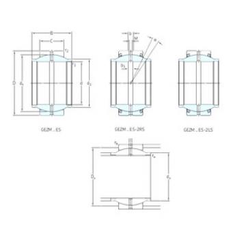 Bearing GEZM400ES-2RS SKF