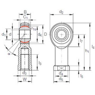 Bearing GIPFL 16 PW INA