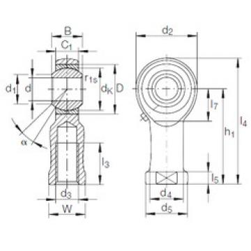 Bearing GIKFL 25 PB INA