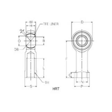 Plain Bearings HRT12 NMB