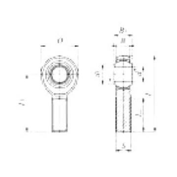 Plain Bearings POSB 16 IKO