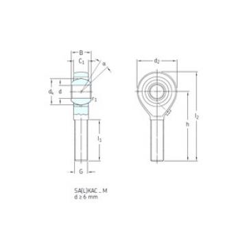 Plain Bearings SAKAC10M SKF