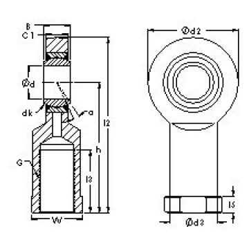 Bearing SI70ET-2RS AST