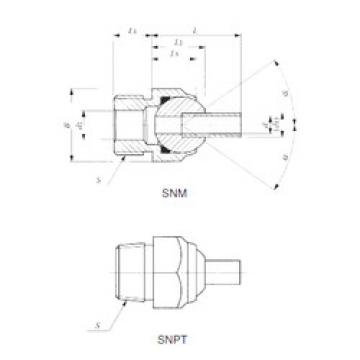 Plain Bearings SNM 24-40 IKO